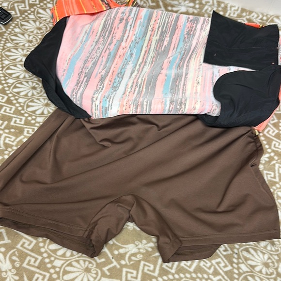 Jamie Sadock Orange Yellow Mini Skorts Casual - Picture 6 of 11